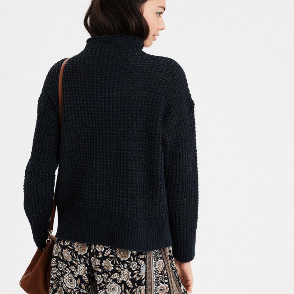 Navy turtle neck - Picture 2 of 3